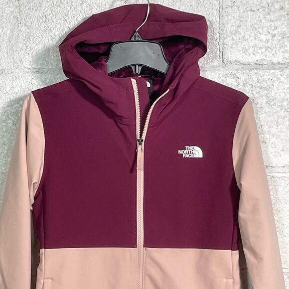 The North Face Women's Shelbe Raschel Hoodie Pink Moss/Boysenberry XS - Picture 4 of 12